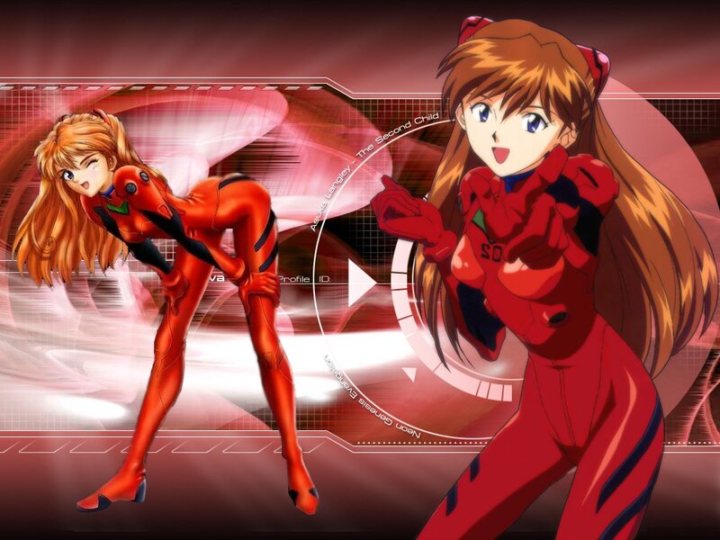 Asuka Langley in red plug suit