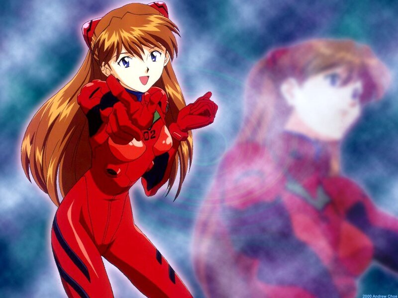 Asuka Langley in red plug suit