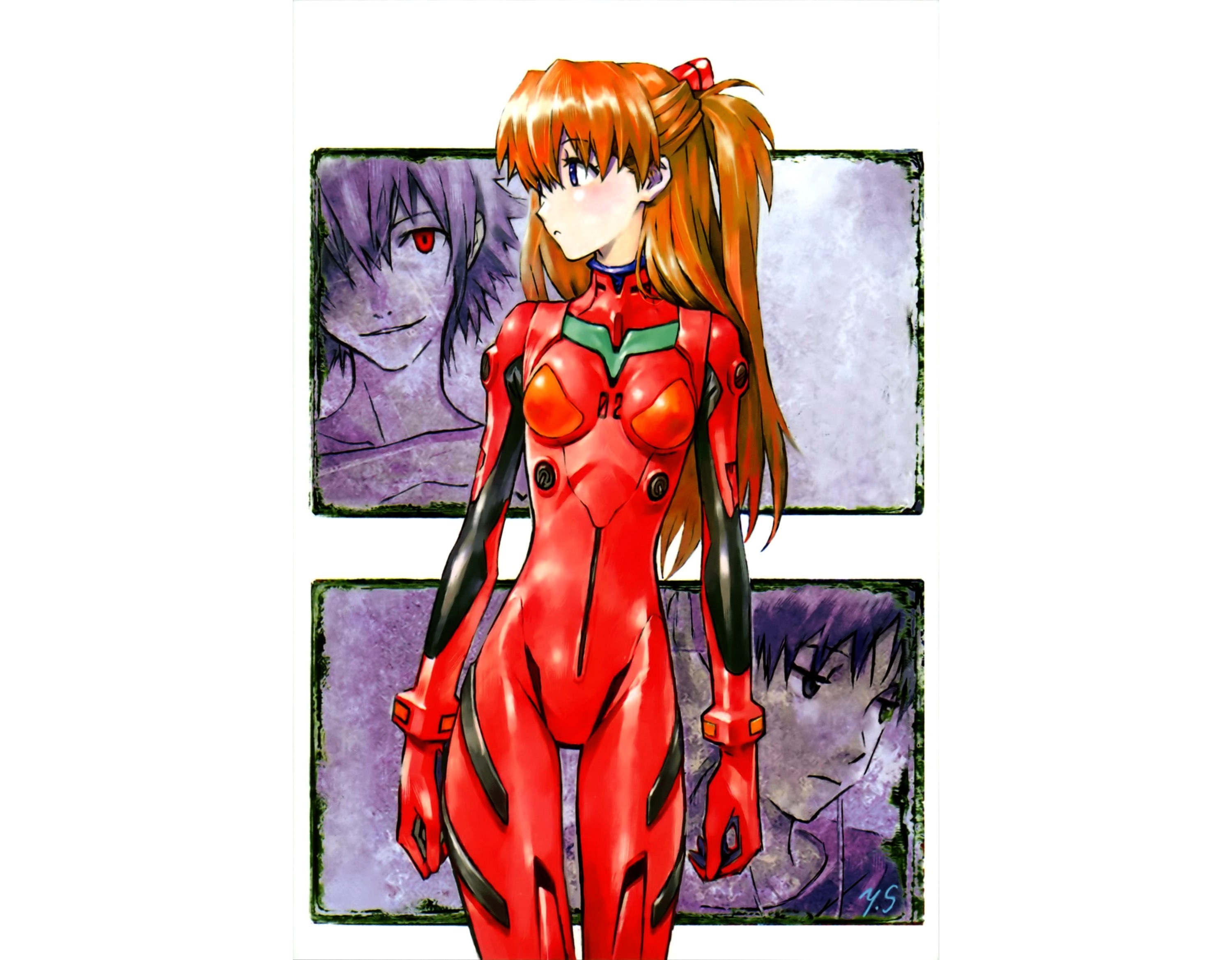 Asuka Langley in red plug suit