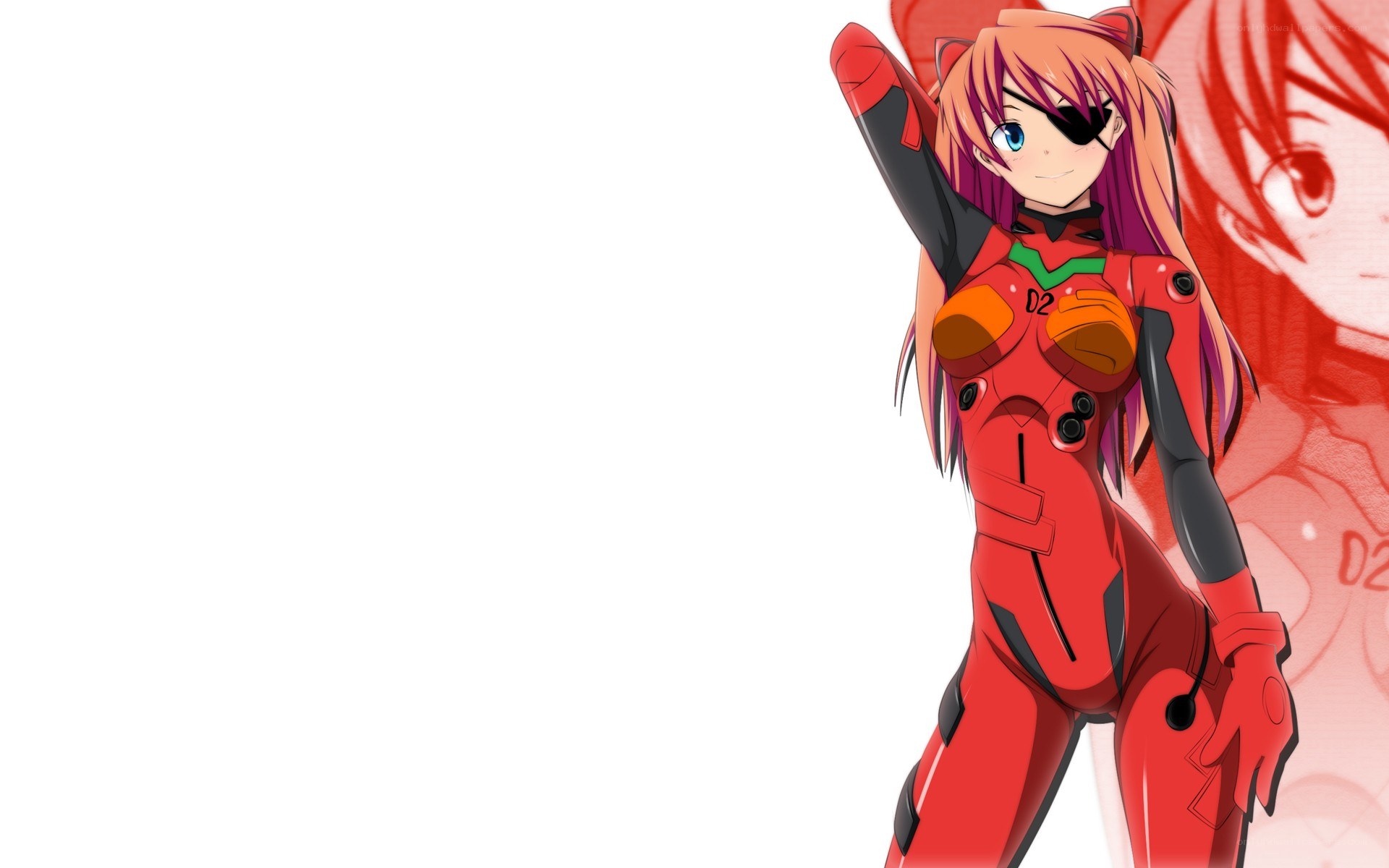 Asuka Langley in red plug suit