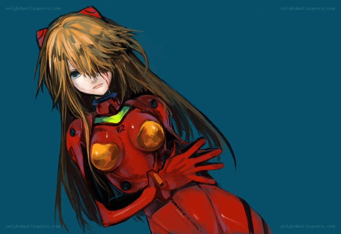 Asuka Langley in red plug suit
