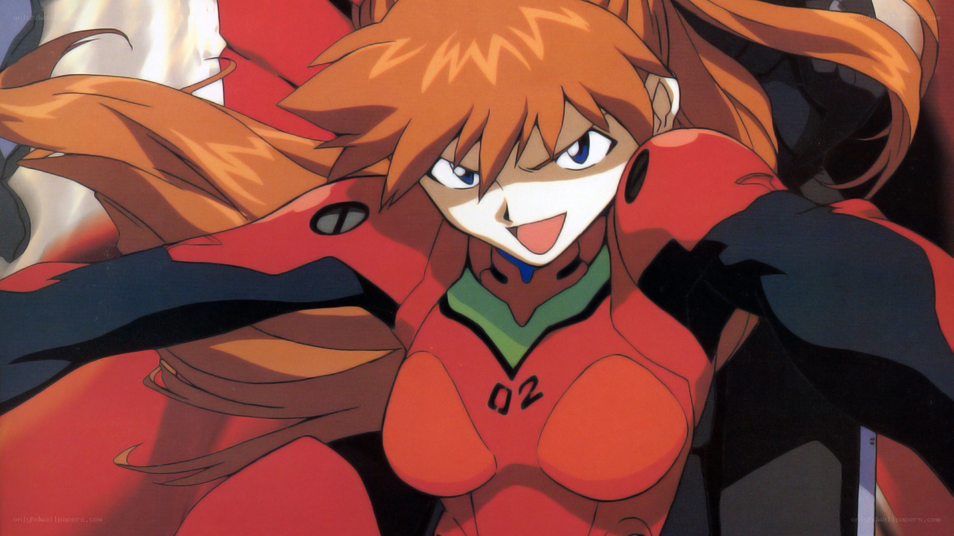 Asuka Langley in red plug suit