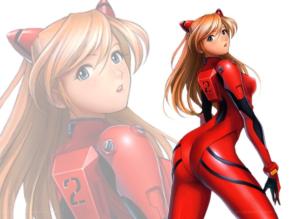 Asuka Langley in red plug suit