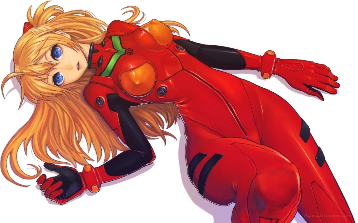 Asuka Langley in red plug suit