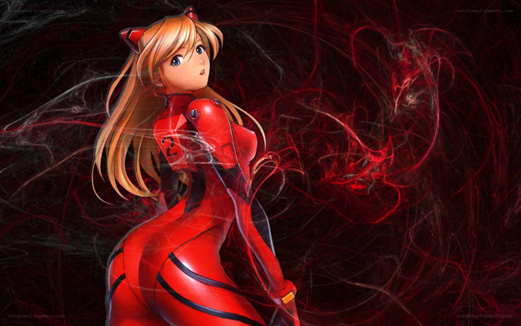 Asuka Langley in red plug suit