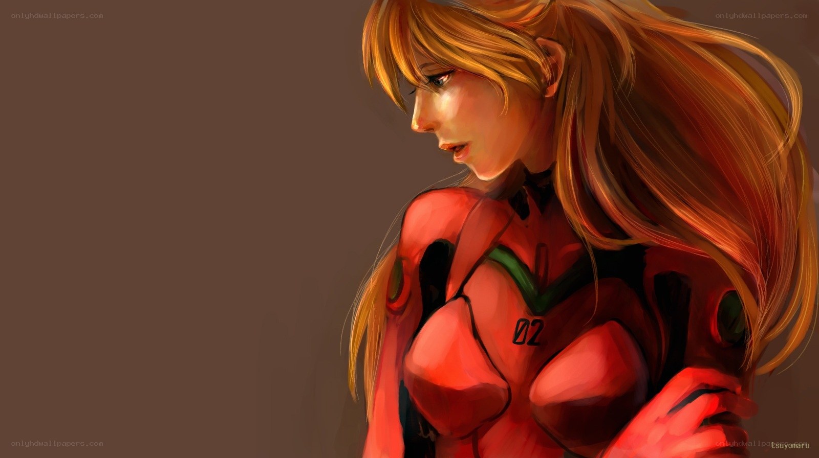 Asuka Langley in red plug suit