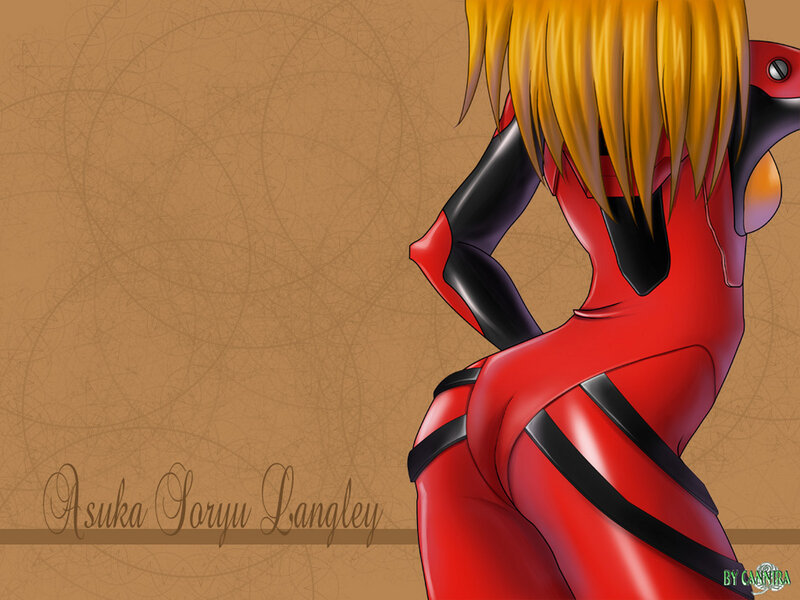 Asuka Langley in red suit