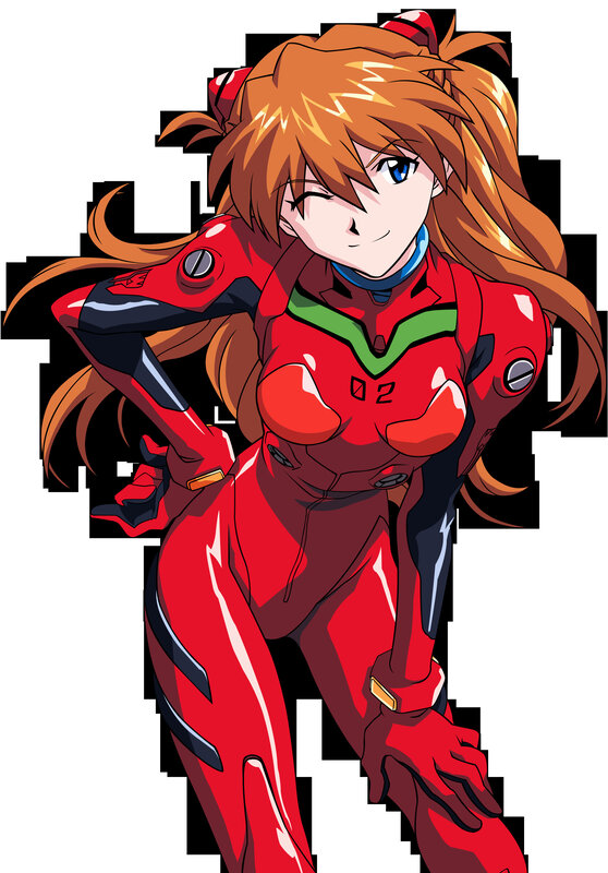 Asuka Langley in red suit