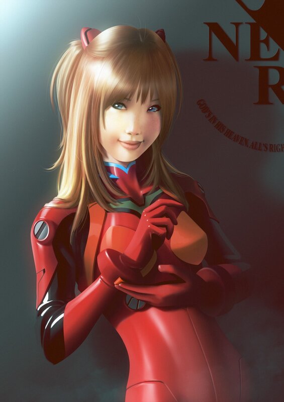 Asuka Langley in red suit