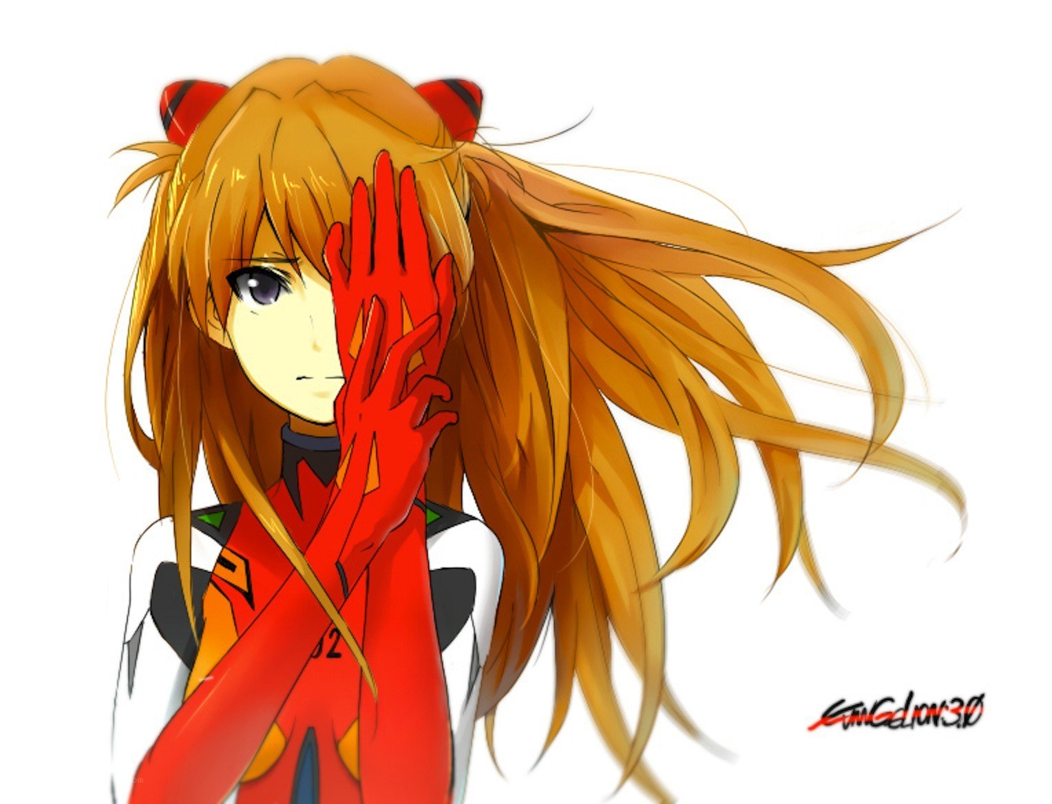 Asuka Langley in red suit