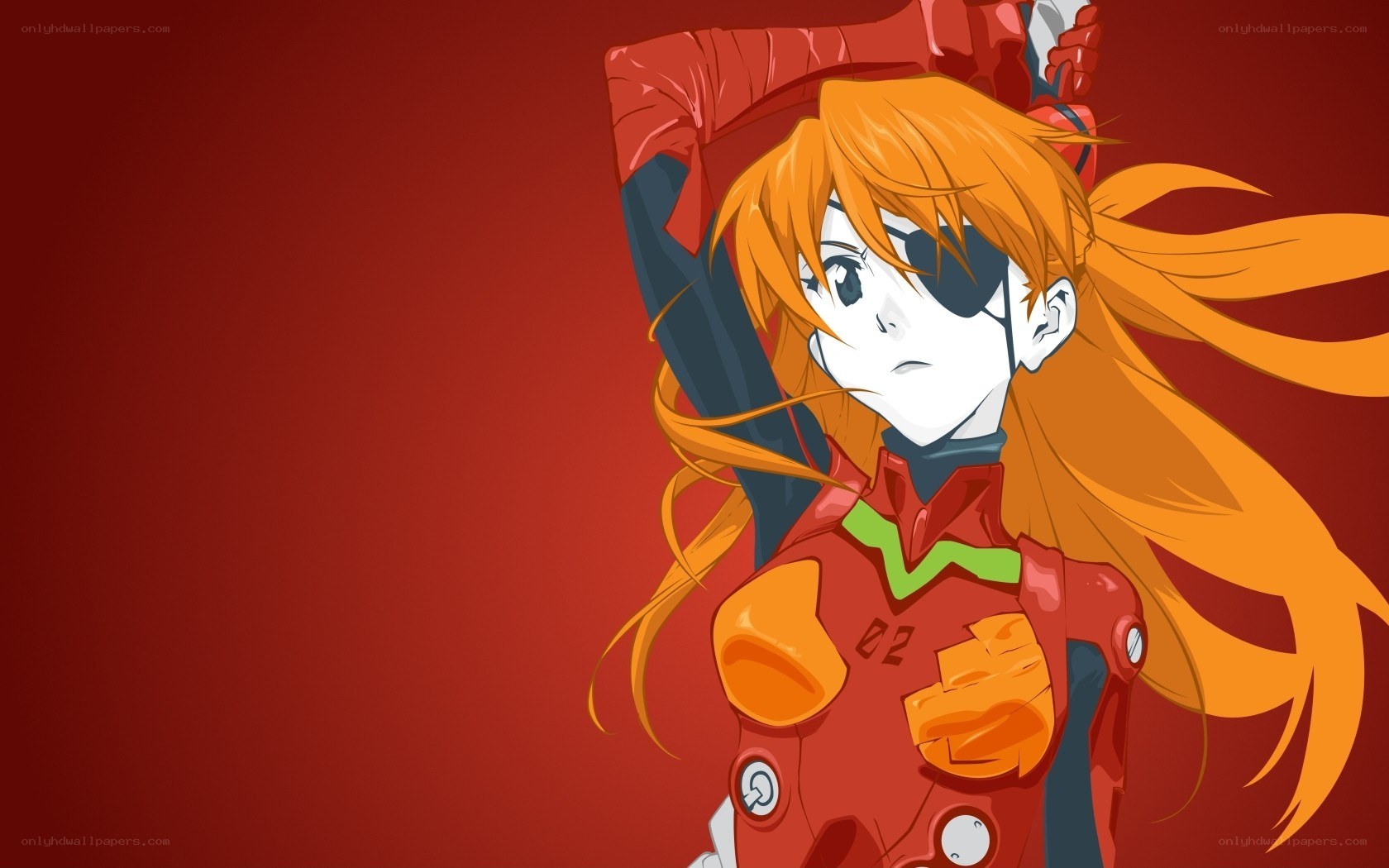 Asuka Langley in red suit