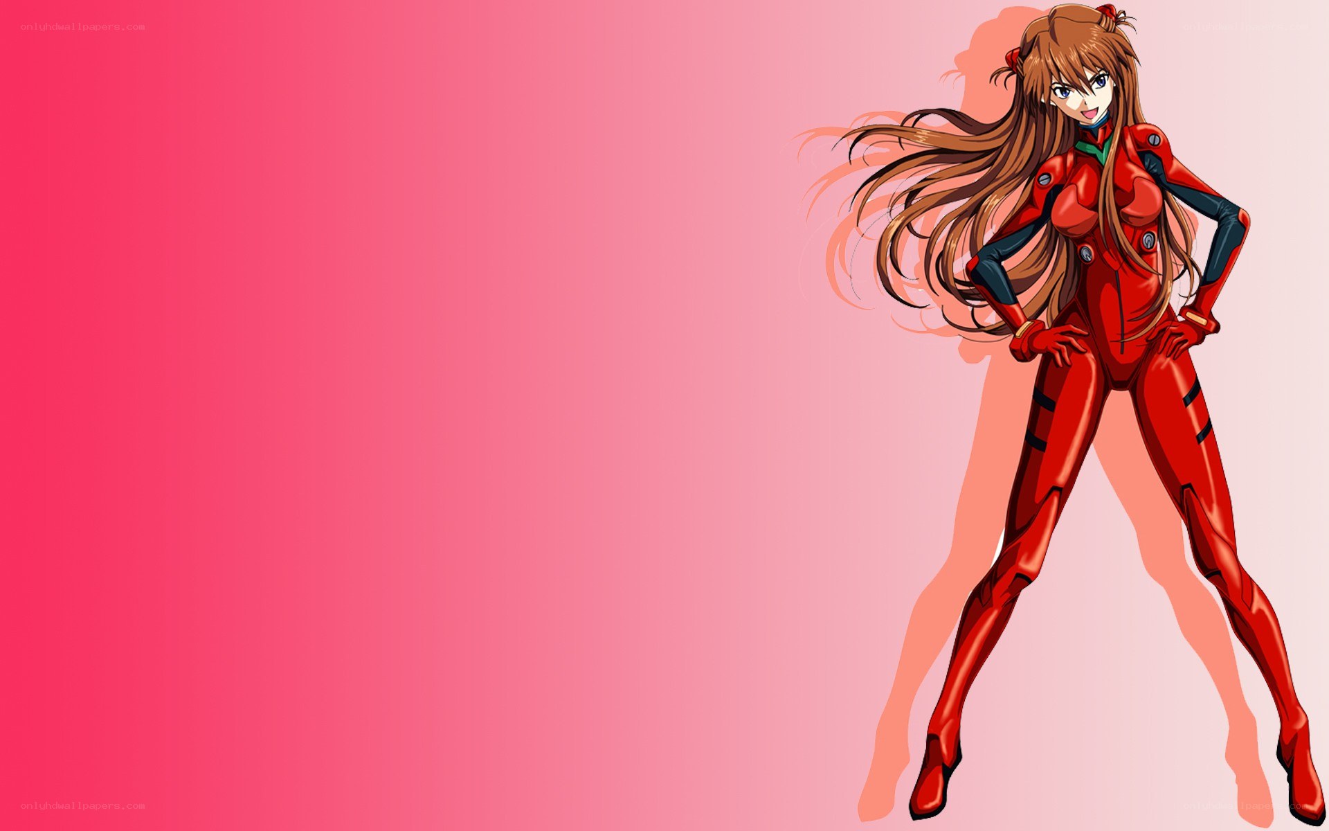 Asuka Langley in red suit