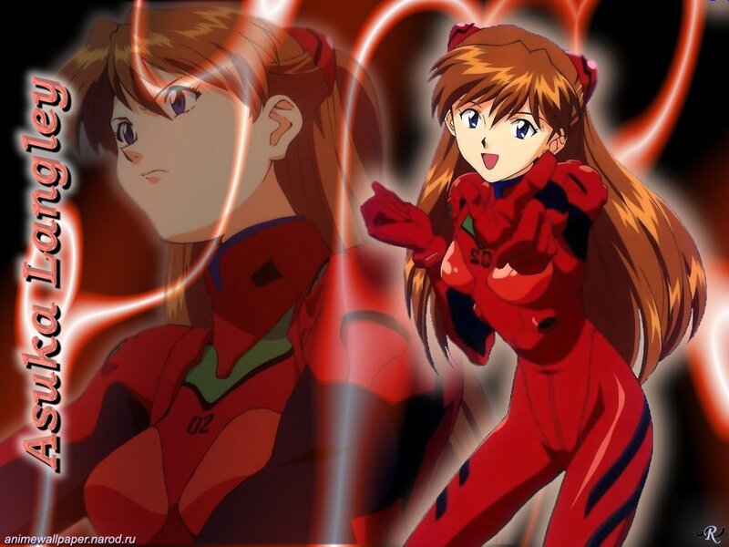 Asuka Langley in Red Suit — Dramatic, Anime, Red Suit
