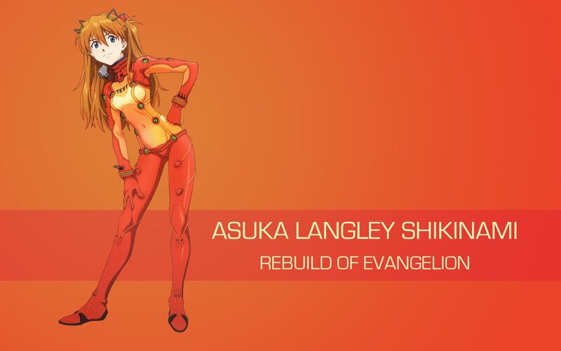 Asuka Langley in Red Suit — Orange
