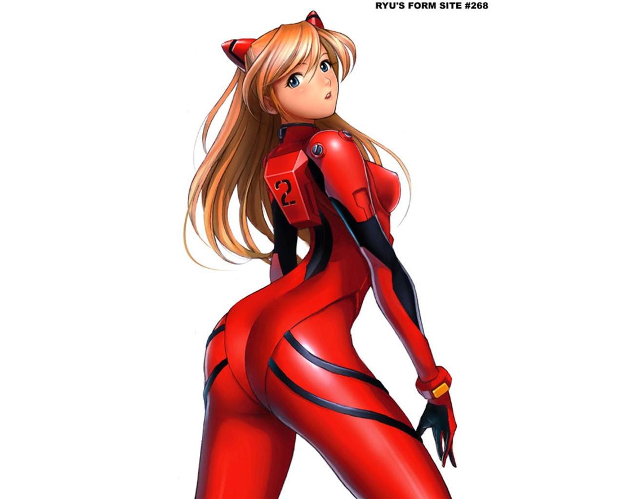 Asuka Langley in red suit