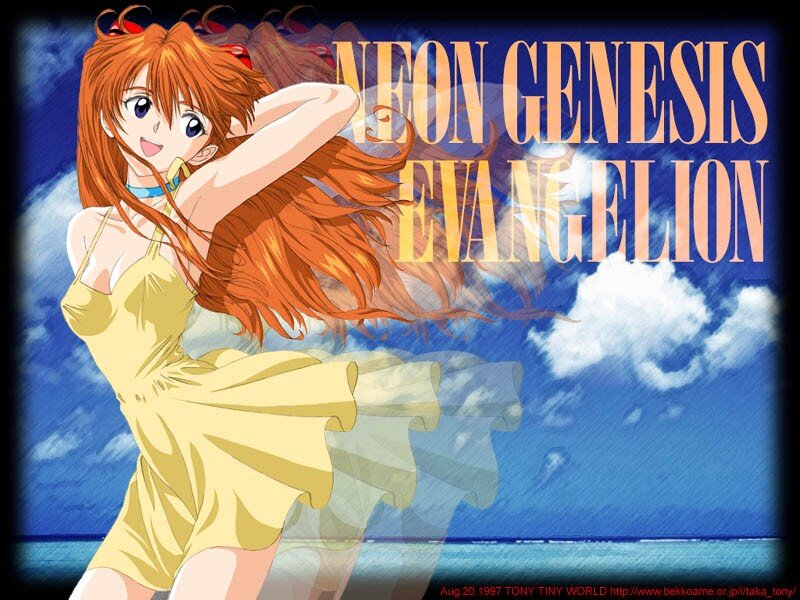 Asuka Langley in yellow dress