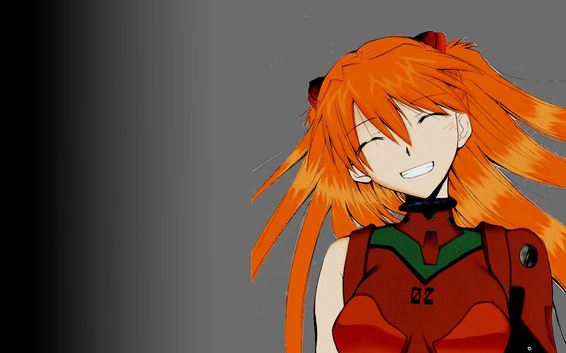 Asuka Langley smiling
