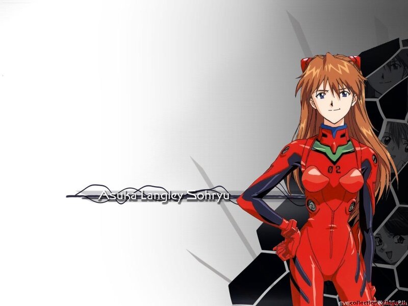 Asuka Langley Soryu in red suit