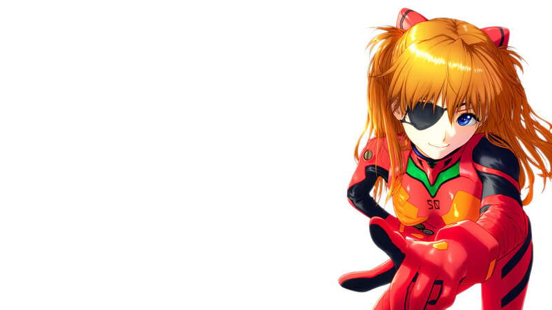 Asuka Langley Soryu in red suit