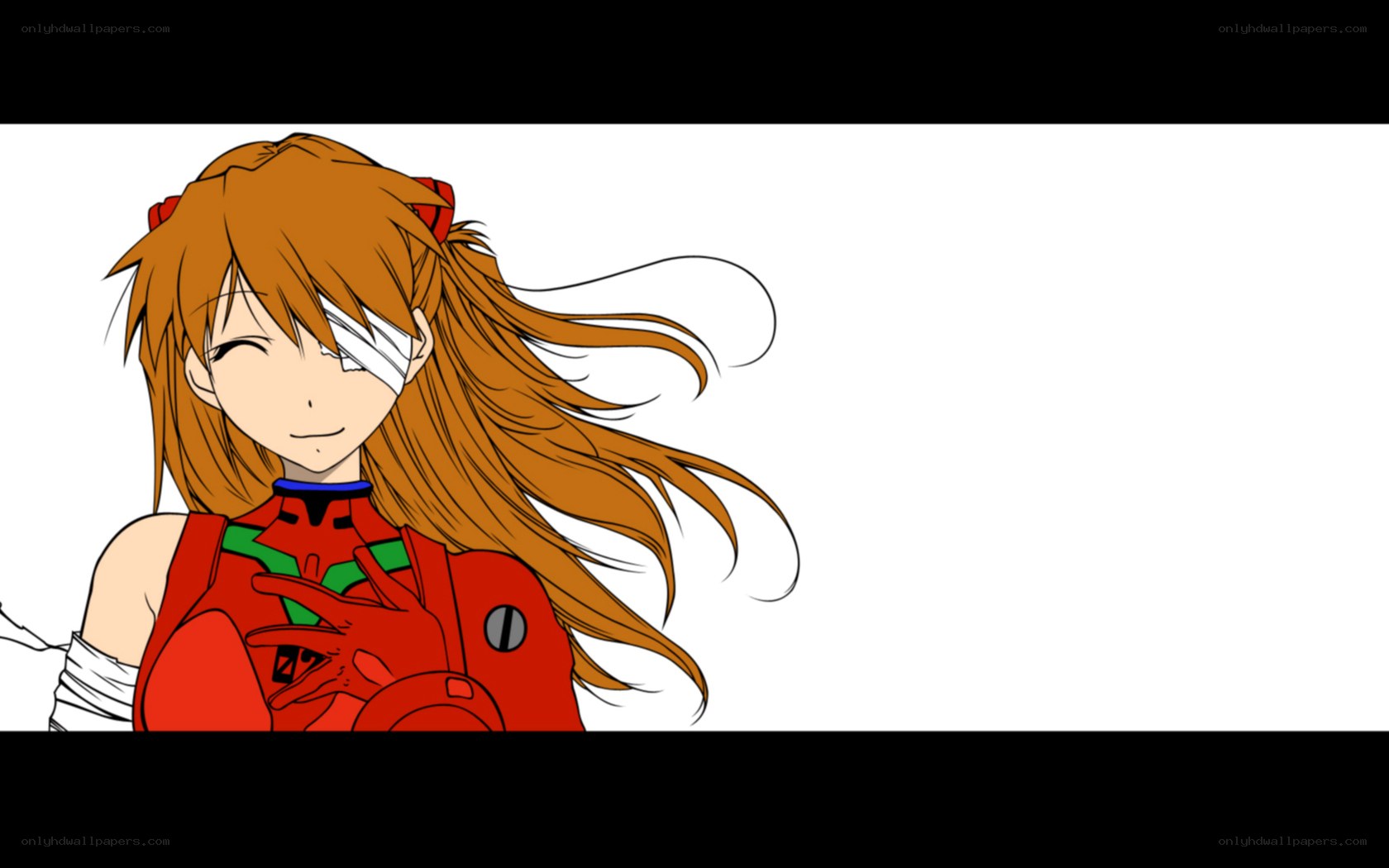 Asuka Langley Soryu smiling