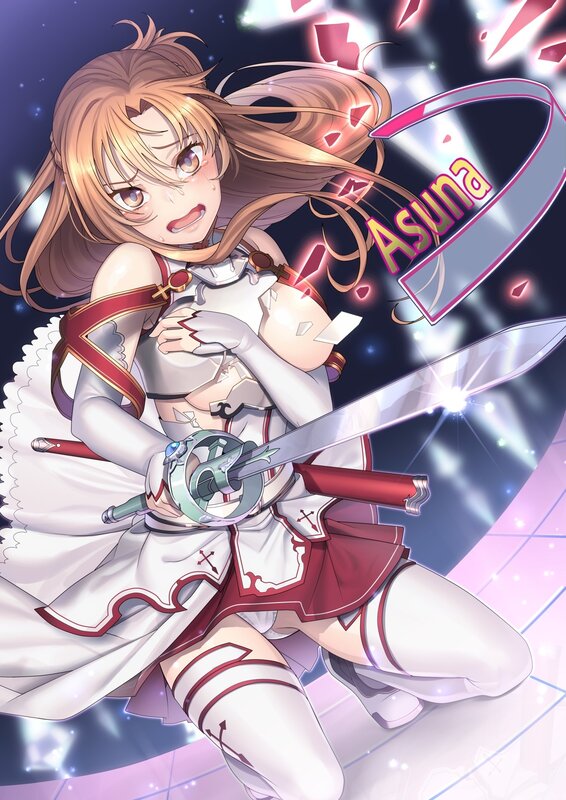 Asuna in battle pose