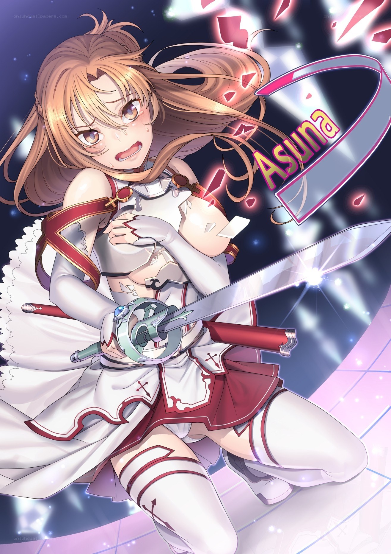 Asuna in battle pose