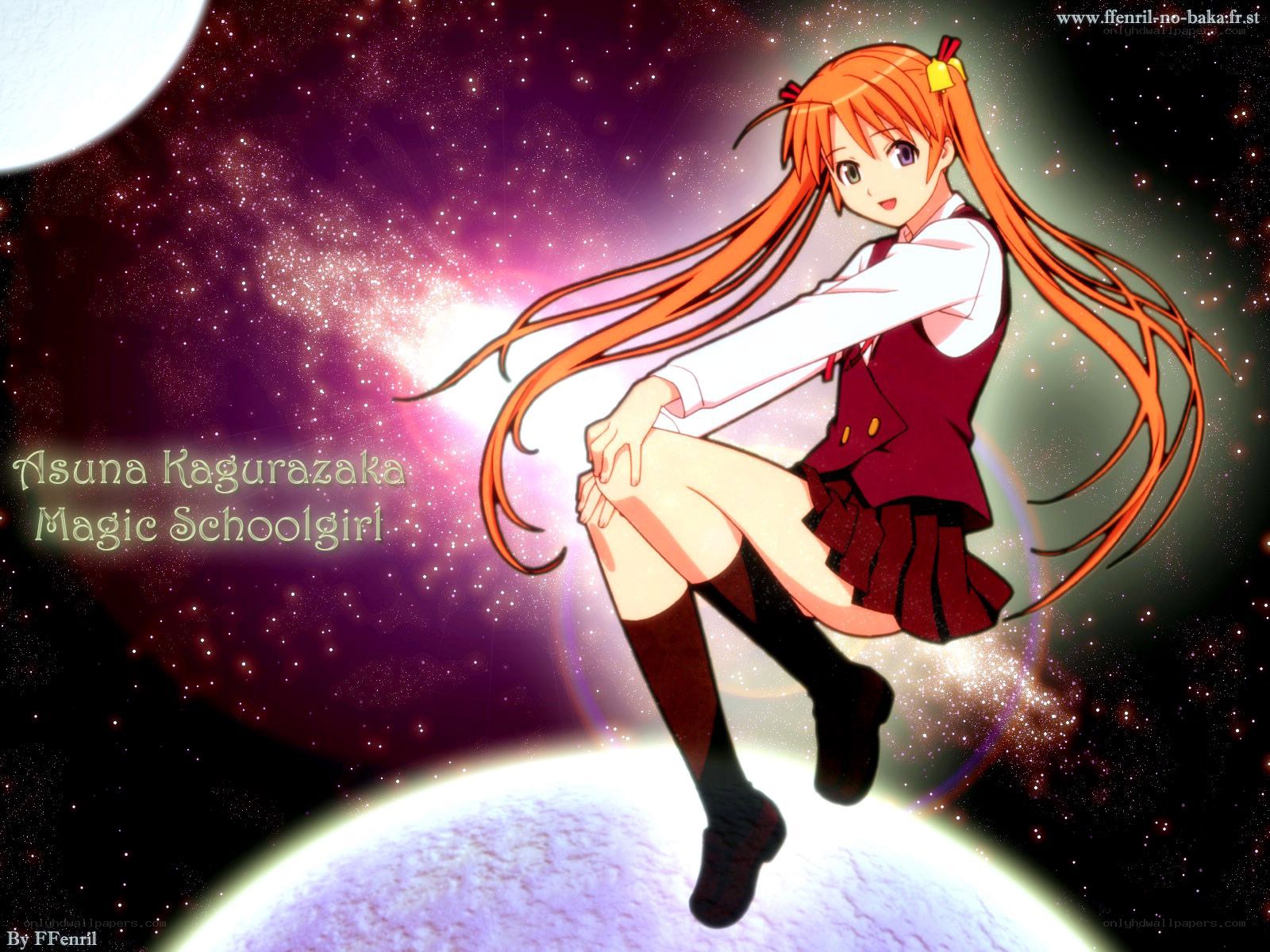 Asuna Kagurazaka in space