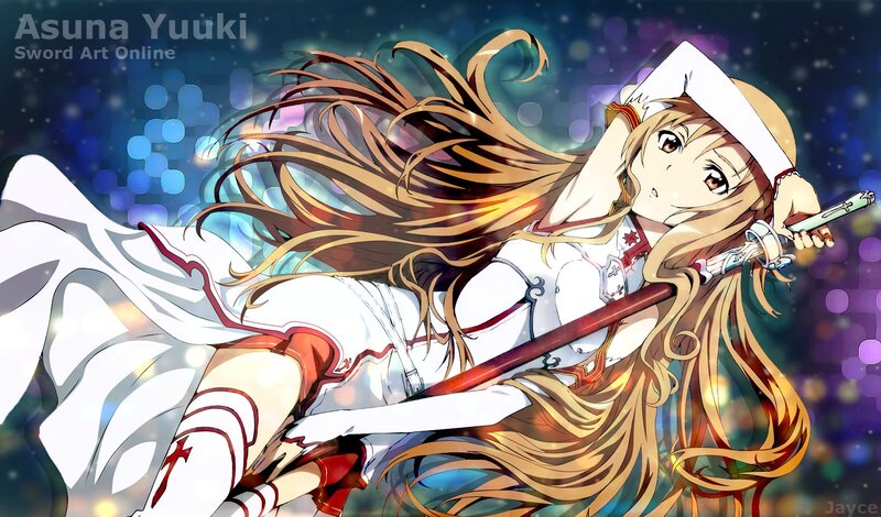 Asuna Yuuki in action