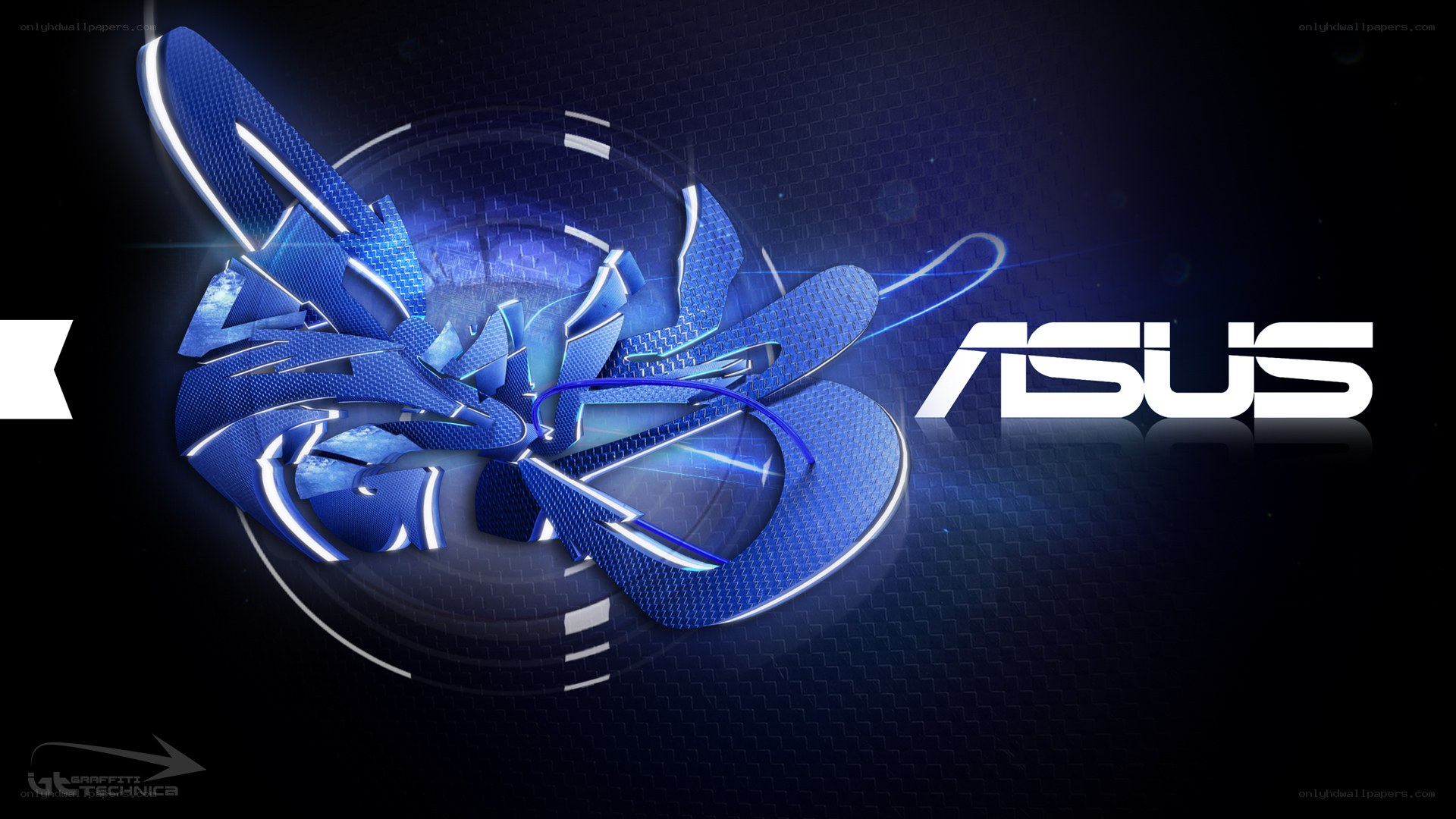 ASUS brand digital artwork