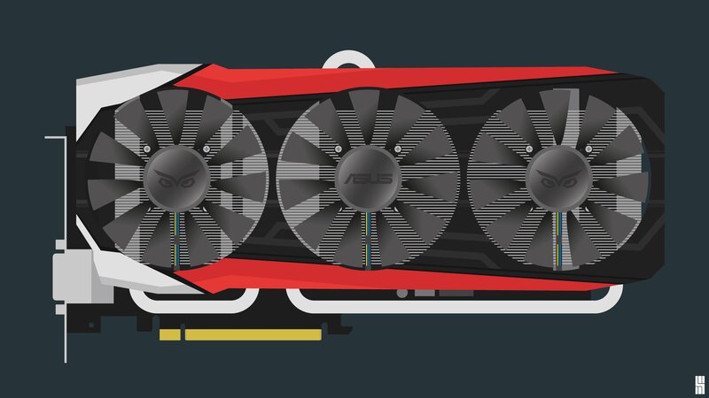 ASUS Graphics Card — Black