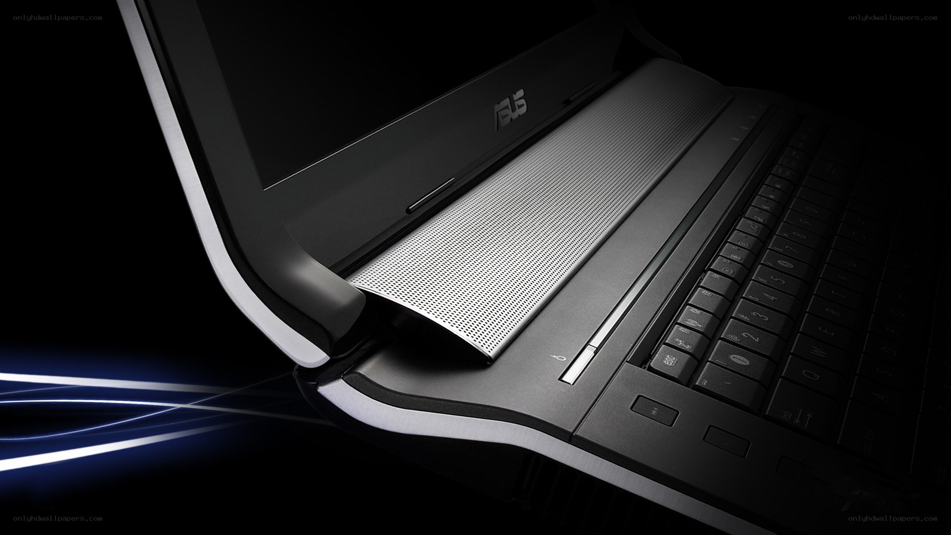 ASUS laptop with illuminated design