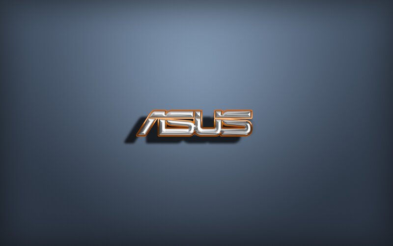 ASUS Logo — Gray, Minimalist