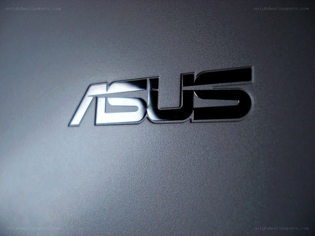 ASUS logo on a laptop