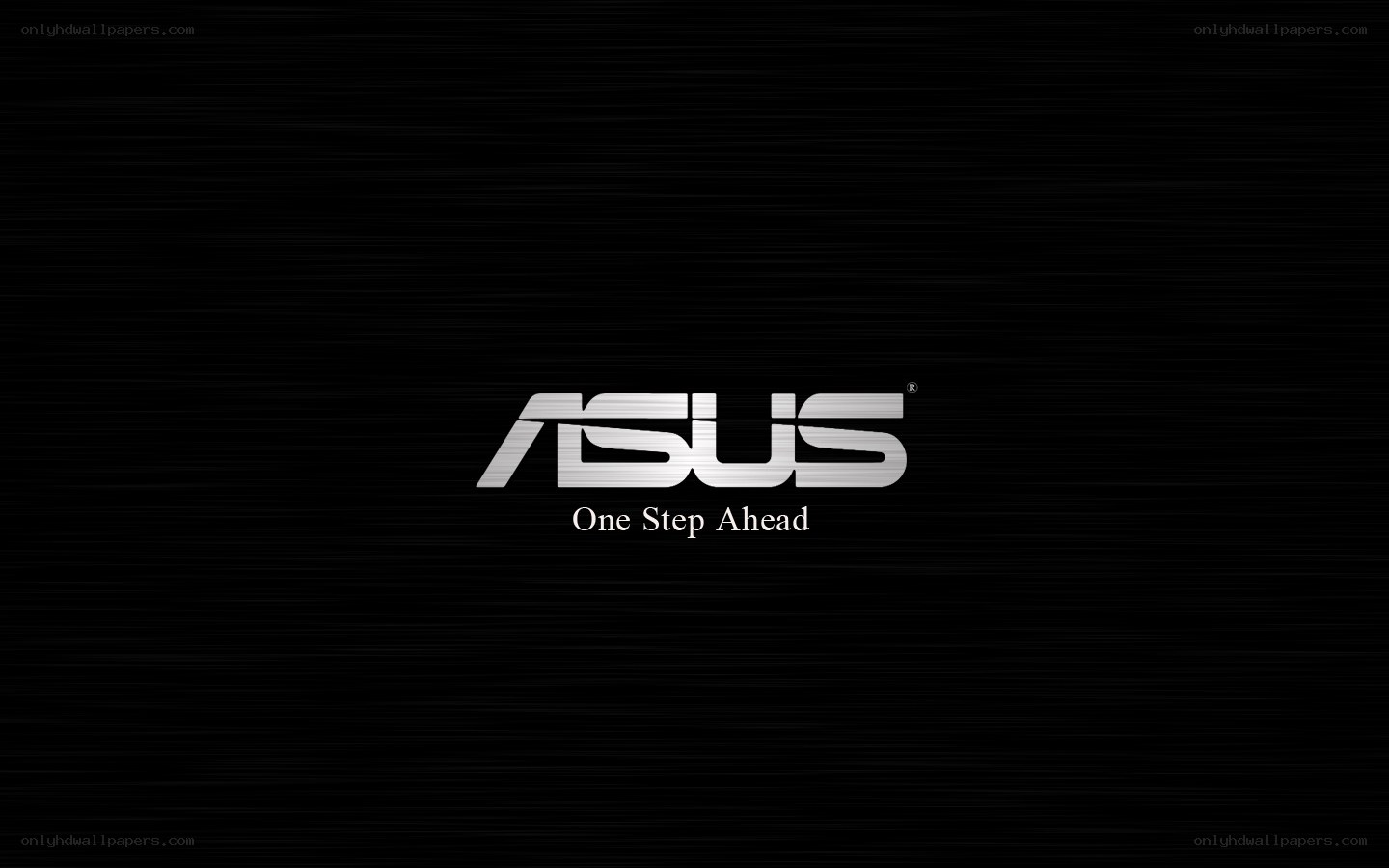 ASUS logo on black background