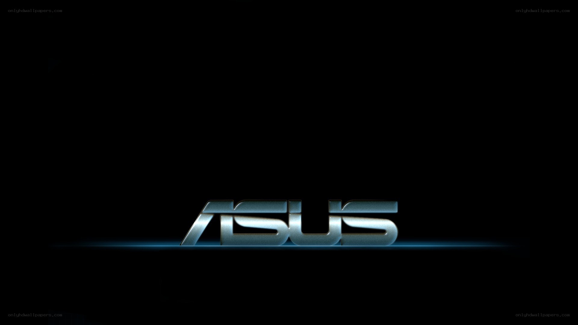 ASUS logo on black background