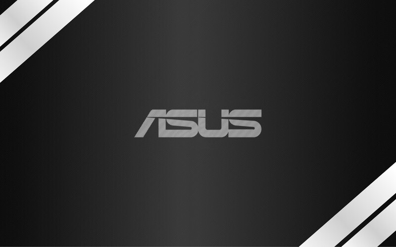 ASUS Logo on Black Background — Modern