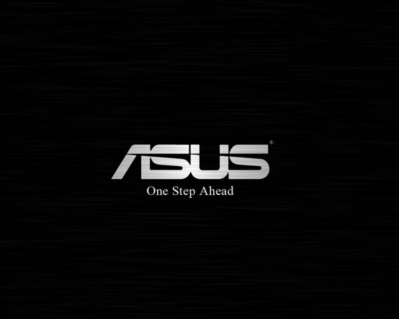ASUS logo on black background