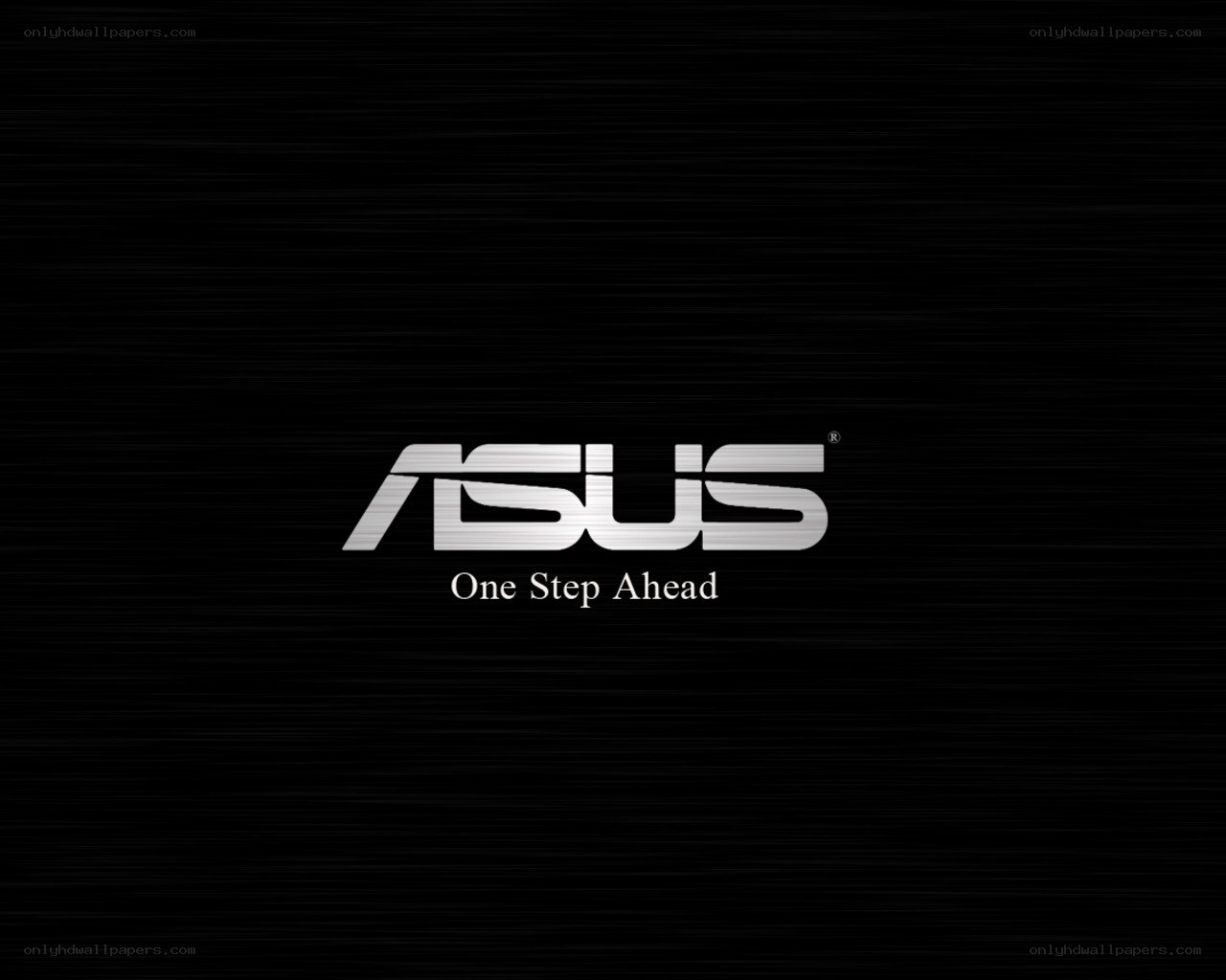 ASUS logo on black background