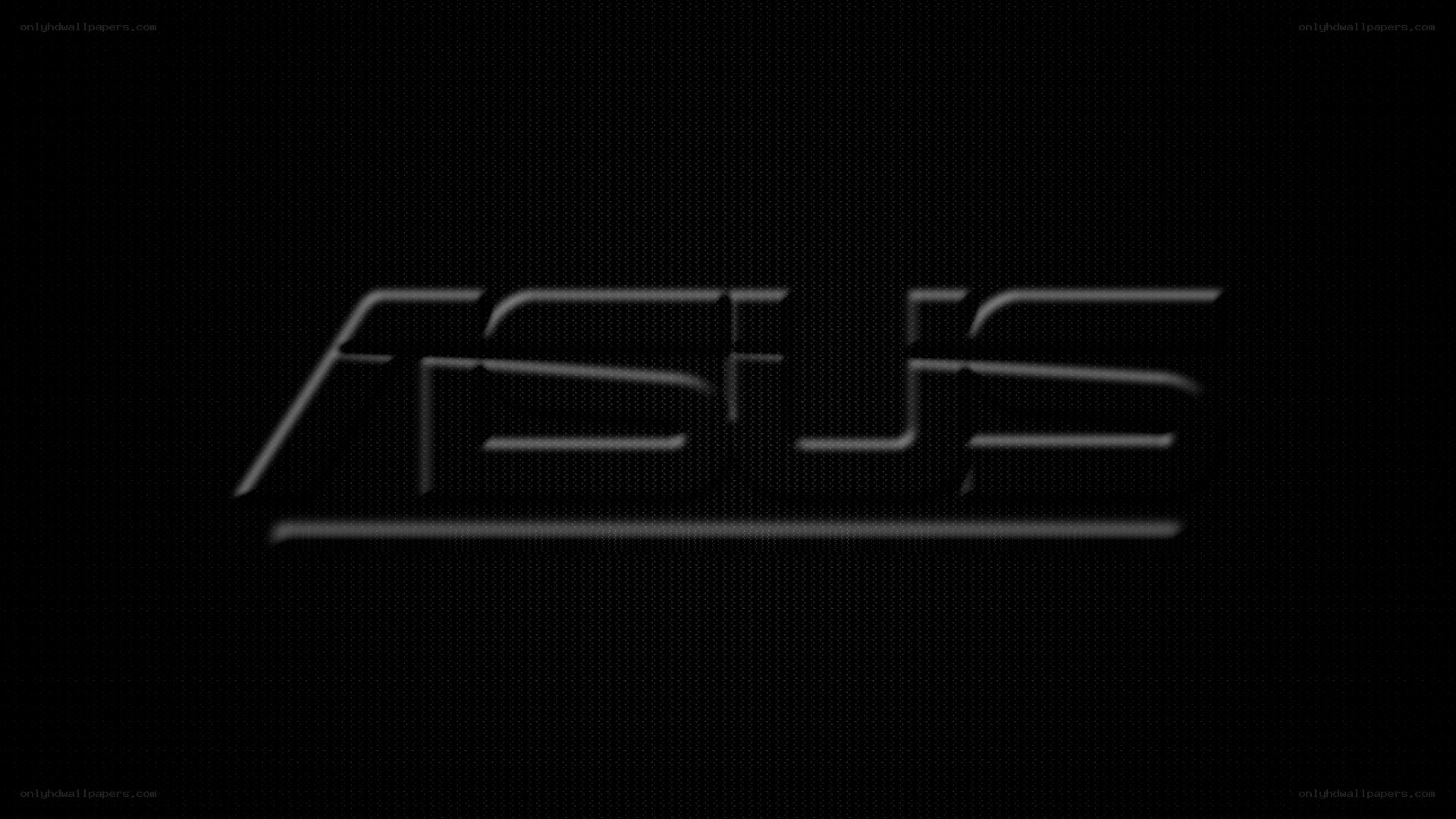 ASUS logo on dark background