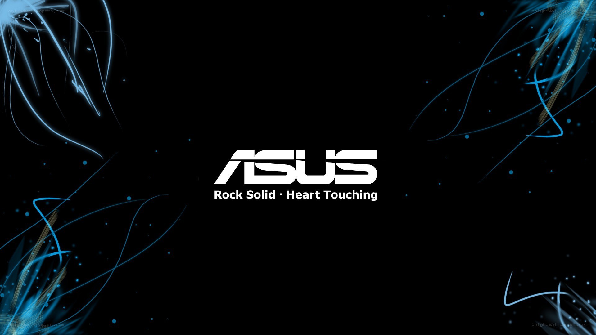 ASUS logo on dark background
