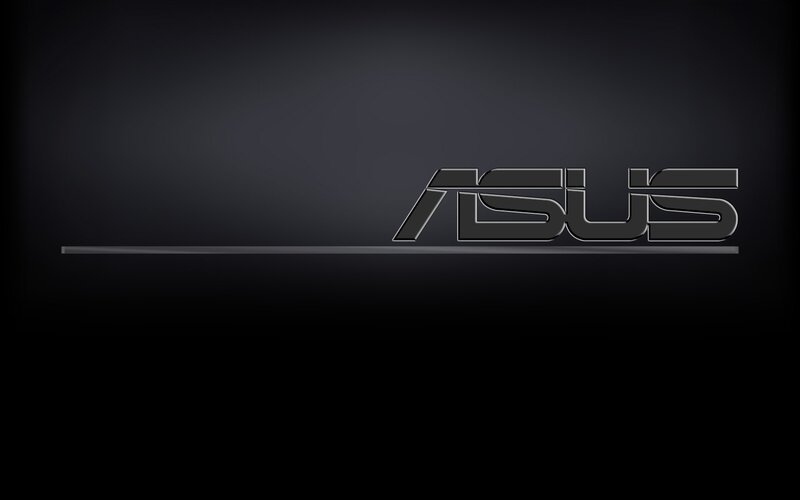 ASUS logo on dark background