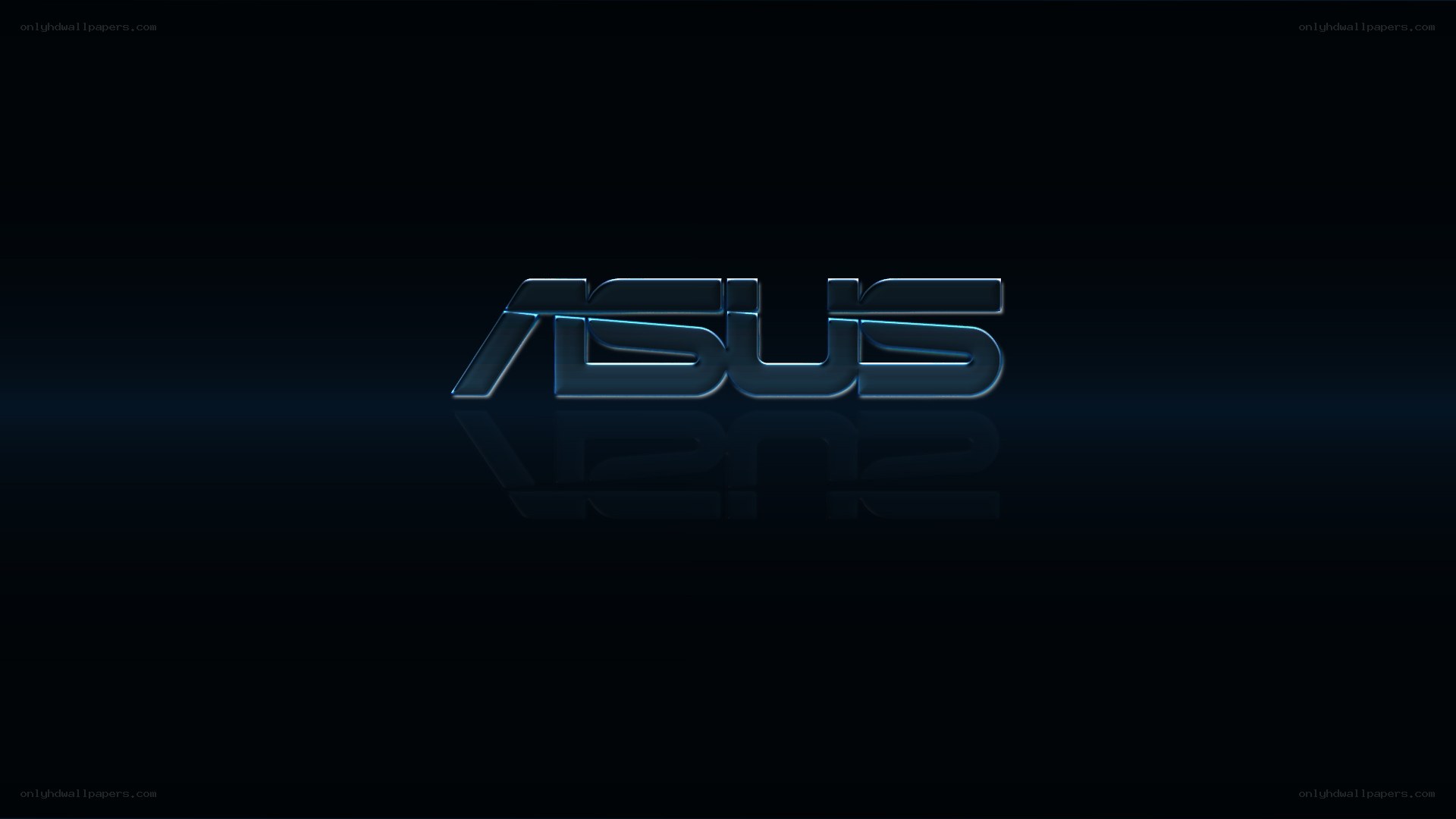ASUS logo on dark background