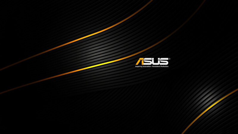 ASUS Logo on Dark Background — Black, Modern