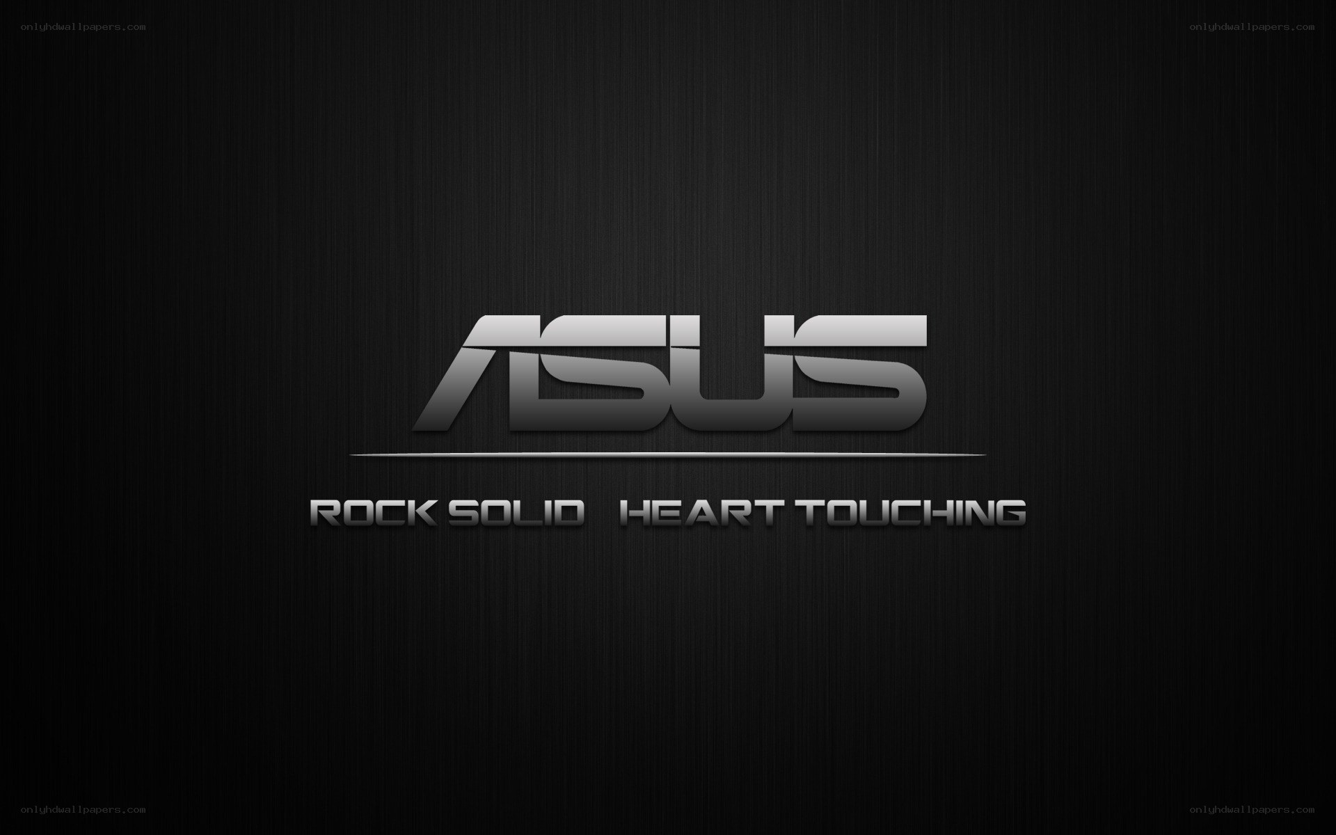 ASUS logo on dark background