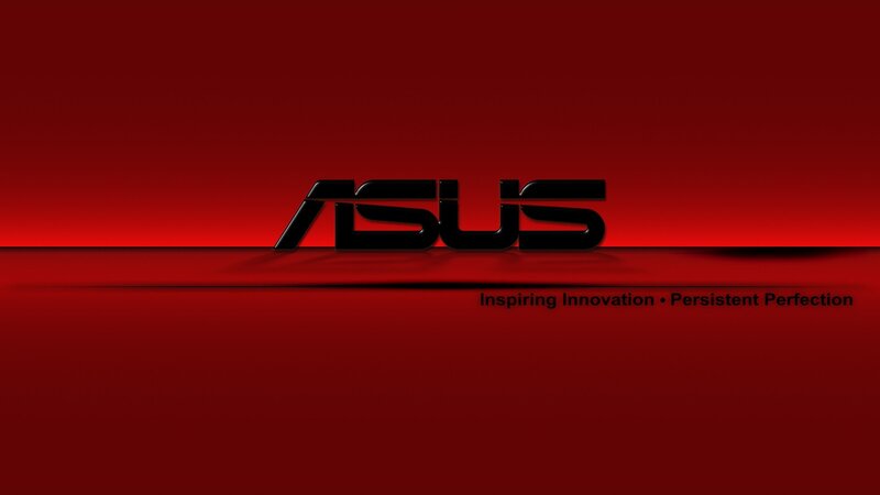 ASUS Logo on Red