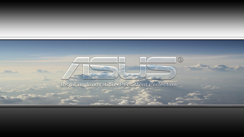 ASUS Logo over Clouds