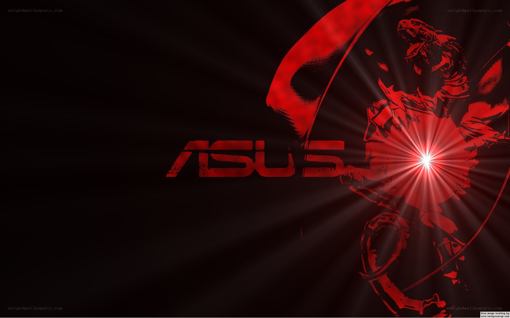 ASUS red logo wallpaper