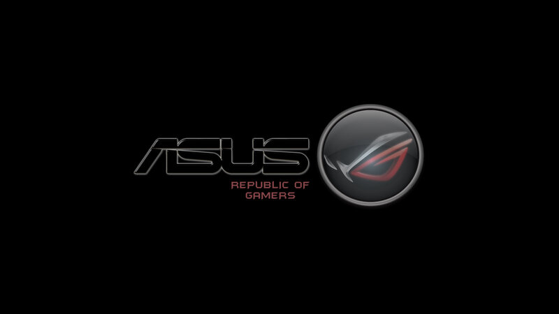 ASUS Republic of Gamers Logo — Black, Dark, Digital Art, Text