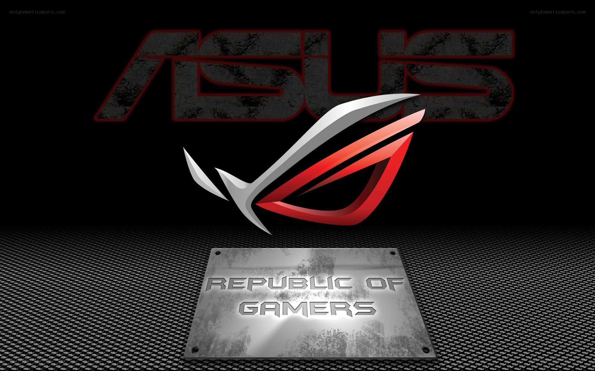 ASUS ROG logo and branding