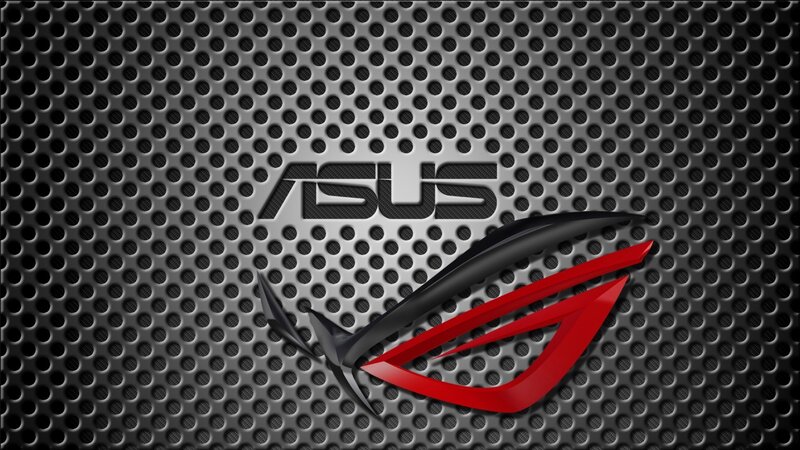 ASUS ROG Logo — Black, Aggressive, Digital Art